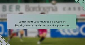 Lothar Matthäus: triunfos en la Copa del Mundo, victorias en clubes, premios personales